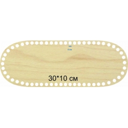 Baza dno koszyka owal 30x15cm, 8mm spód do torebek